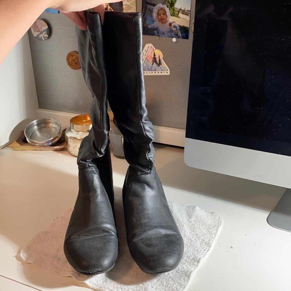 Below the knee boots